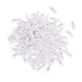 100 Pieces 25mm Plain White Mini Wooden Clips Wooden Clothespins Photo Paper Peg Pin Craft Clips for Wedding Home Decoration Photo Wall DIY - Aladdin Shoppers