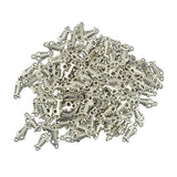 100 Pieces Alloy Nautical Fish Bone Necklace Pendant Connector DIY Craft Supplies - Aladdin Shoppers