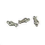 100 Pieces Alloy Nautical Fish Bone Necklace Pendant Connector DIY Craft Supplies - Aladdin Shoppers
