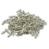 100 Pieces Alloy Nautical Fish Bone Necklace Pendant Connector DIY Craft Supplies - Aladdin Shoppers