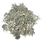 100 Pieces Hot Jewelry Findings Tibetan Silver Filigree Hollow Out Angel Charms Pendants DIY Jewelry - Aladdin Shoppers