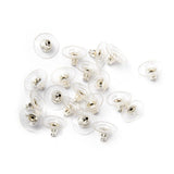 Maxbell 50 Pcs Earrings Backs Clutch With Plastic Pad
