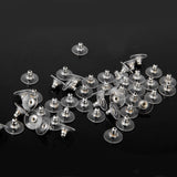 Maxbell 50 Pcs Earrings Backs Clutch With Plastic Pad