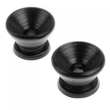 Maxbell 2 x Black Plating Strap Lock for Electric Acoustic Guitar Bass