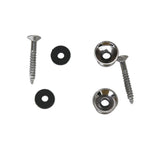 Maxbell 2 x Chromeplated Strap Lock for Electric Acoustic Guitar Bass