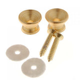 Maxbell 2 x Gilded Strap Lock for Electric Acoustic Guitar Bass