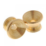 Maxbell 2 x Gilded Strap Lock for Electric Acoustic Guitar Bass