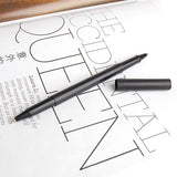 Maxbell Black Plastic Magic Trick Ball Pen Thru Bill Penetration Toy