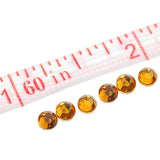 Maxbell 20 Gross / 2880 Pcs Hot Fix Flatback Rhinestones Iron On 3.8 - 4mm - Amber