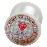Maxbell 70m/Roll 0.25mm Crystal Cord String Thread for Beading Fishing