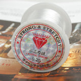 Maxbell 70m/Roll 0.25mm Crystal Cord String Thread for Beading Fishing