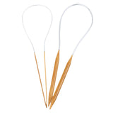 Maxbell 14 Sizes 2.0mm-6.5mm 60cm Bamboo Circular Knitting Needles