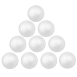 Maxbell 10 x 4cm White Modelling Craft Polystyrene Foam Ball Sphere