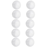 Maxbell 10 x 4cm White Modelling Craft Polystyrene Foam Ball Sphere