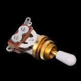 Maxbell 3-way Toggle Switch for Les Paul Electric Guitar - Golden w/ Cream Tip