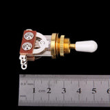 Maxbell 3-way Toggle Switch for Les Paul Electric Guitar - Golden w/ Cream Tip