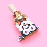 Maxbell 3-way Toggle Switch for Les Paul Electric Guitar - Golden w/ Cream Tip