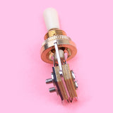 Maxbell 3-way Toggle Switch for Les Paul Electric Guitar - Golden w/ Cream Tip