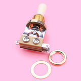 Maxbell 3-way Toggle Switch for Les Paul Electric Guitar - Golden w/ Cream Tip