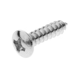 Maxbell 12pcs Pickguard Screws for Guitar Fender Strat Tele - Silver Tone