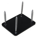 Maxbell Chrome Neck Plate w/ Screws For Fender Strat Electric Guitar