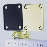 Maxbell Gold Neck Plate w/ Screws For Fender Strat Electric Guitar