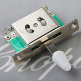 Maxbell 5 Way Blade Switch w/ White Knob For Fender Strat Electric Guitar