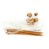 Maxbell 12 Sizes Afghan Tunisian Carbonized Bamboo Crochet Hooks 3.0-10.0mm