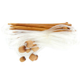 Maxbell 12 Sizes Afghan Tunisian Carbonized Bamboo Crochet Hooks 3.0-10.0mm