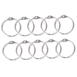 Maxbell 10x Hinged Rings for Scrapbooks Albums - 45mm