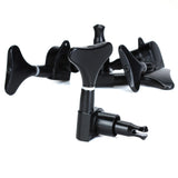 Maxbell 2 Pairs Black String Tuning Pegs Machine Heads for Electric Bass 2L + 2R