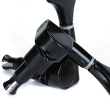 Maxbell 2 Pairs Black String Tuning Pegs Machine Heads for Electric Bass 2L + 2R