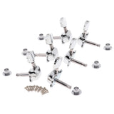 Maxbell 3 Pairs Semiclosed Guitar String Tuning Pegs Tuners Machine Heads 3L + 3R