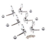 Maxbell 3 Pairs Semiclosed Guitar String Tuning Pegs Tuners Machine Heads 3L + 3R
