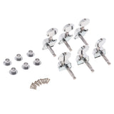 Maxbell 3 Pairs Semiclosed Guitar String Tuning Pegs Tuners Machine Heads 3L + 3R