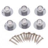 Maxbell 3 Pairs Semiclosed Guitar String Tuning Pegs Tuners Machine Heads 3L + 3R