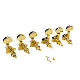Maxbell 3 Pairs Sealed Guitar String Tuning Pegs Tuners Machine Heads 3L + 3R Gold