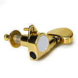 Maxbell 3 Pairs Sealed Guitar String Tuning Pegs Tuners Machine Heads 3L + 3R Gold