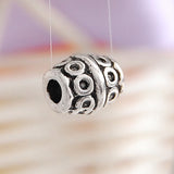 Maxbell 20pcs Tibet Silver Bead Spacers 6.7 x 8mm