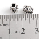 Maxbell 20pcs Tibet Silver Bead Spacers 6.7 x 8mm