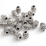 Maxbell 20pcs Tibet Silver Bead Spacers 6.7 x 8mm