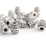 Maxbell 20pcs Tibet Silver Bead Spacers 6.7 x 8mm