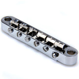 Maxbell Chrome Tune-O-Matic Bridge Tailpiece For Les Paul Guitar