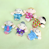 Maxbell 6 People Family Puppet Finger Puppet Toy Set