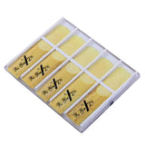 Maxbell 10pcs bE Saxophone Reeds Strength 2.5 Reeds