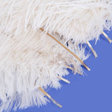 Maxbell 10pcs White Ostrich Feathers 6.7-9 Inch