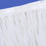 Maxbell Ostrich Feather Dyed Fringe 1 Yard Trim White