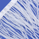 Maxbell Ostrich Feather Dyed Fringe 1 Yard Trim White