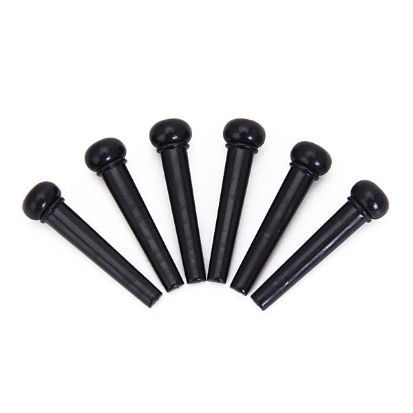 Maxbell Set of Acoustic Guitar Bridge Pins Saddle Nut Black