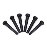 Maxbell Set of Acoustic Guitar Bridge Pins Saddle Nut Black